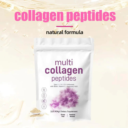 Péptidos de colágeno multifuente para piel, cabello y uñas